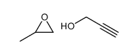 2-丙炔-1-醇与甲基环氧乙烷的化合物结构式