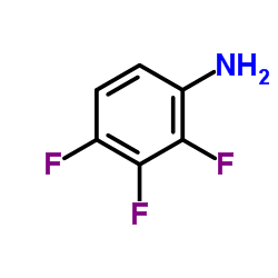 2,3,4-三氟苯胺结构式