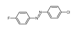 1-(4-chlorophenyl)-2-(4-fluorophenyl)diazene结构式