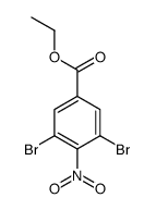 ethyl 3,5-dibromo-4-nitrobenzoate结构式