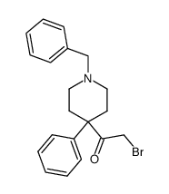 1-(1-benzyl-4-phenylpiperidin-4-yl)-2-bromoethan-1-one结构式