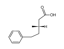 (S)-(+)-3-methyl-5-phenylpentanoic acid Structure