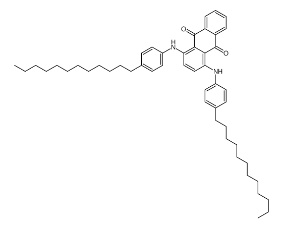 1,4-bis(4-dodecylanilino)anthracene-9,10-dione结构式
