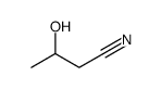 3-Hydroxybutanenitrile Structure