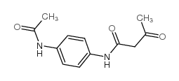 N-[4-(乙酰基氨基)苯基]-3-氧代丁酰胺结构式
