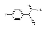 2-(4-氟苯基)-3-氧代丁腈结构式