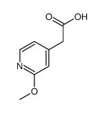 2-(2-methoxypyridin-4-yl)acetic acid Structure