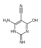 2,6-diamino-4-oxo-1H-pyrimidine-5-carbonitrile Structure