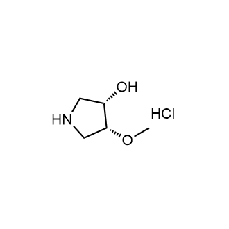 (3S,4R)-4-甲氧基吡咯烷-3-醇盐酸盐结构式