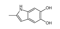 2-methyl-1H-indole-5,6-diol结构式