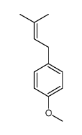 1-methoxy-4-(3-methylbut-2-enyl)benzene结构式