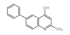 4-羟基-2-甲基-6-苯基喹啉结构式