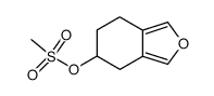 4,5,6,7-tetrahydroisobenzofuran-5-yl methanesulfonate结构式