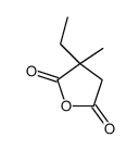 3-ethyldihydro-3-methylfuran-2,5-dione结构式