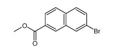 7-bromo-naphthalene-2-carboxylic acid methyl ester Structure