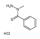 N-甲基-N-硫代苯甲酰肼盐酸盐结构式
