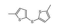 2-methyl-5-(5-methylthiophen-2-yl)sulfanylthiophene Structure