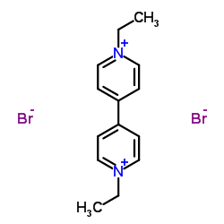 1,1'-DIETHYL-4,4'-BIPYRIDINIUM DIBROMIDE structure