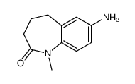 7-amino-1-methyl-4,5-dihydro-3H-1-benzazepin-2-one结构式