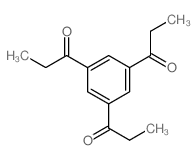 1-(3,5-dipropanoylphenyl)propan-1-one结构式