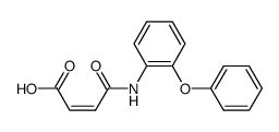 (Z)-4-oxo-4-((2-phenoxyphenyl)amino)but-2-enoic acid Structure