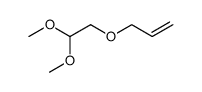 2-Allyloxyacetaldehyde Dimethyl Acetal Structure