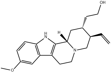 18,19-Didehydro-10-methoxycorynan-17-ol结构式