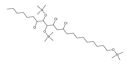 10,12,15-Trichloro-1,13,14-tris[(trimethylsilyl)oxy]henicosane picture