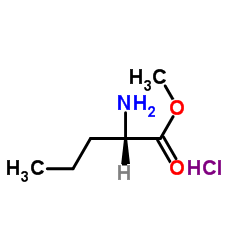 L-正缬氨酸甲酯盐酸盐结构式