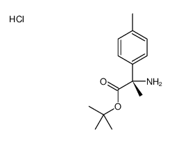 [(2S)-2-(4-methylphenyl)-1-[(2-methylpropan-2-yl)oxy]-1-oxopropan-2-yl]azanium,chloride Structure