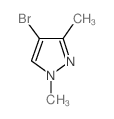 4-溴-1,3-二甲基-1H-吡唑结构式