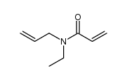 Acrylsaeure-N-allyl-N-aethylamid结构式