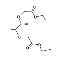 diethyl (4R,5R)-4,5-dimethyl-3,6-dioxaoctane-1,8-dioate结构式