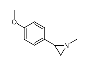 2-(4-methoxyphenyl)-1-methylaziridine Structure