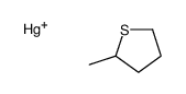 mercury(1+),2-methylthiolane Structure