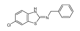 N-Benzyl-6-chloro-1,3-benzothiazol-2-amine结构式