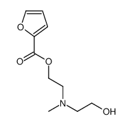 2-[2-hydroxyethyl(methyl)amino]ethyl furan-2-carboxylate结构式