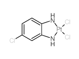 (4-chloro-o-phenylenediamine) dichloro platinum(II) Structure
