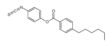 (4-isothiocyanatophenyl) 4-hexylbenzoate结构式