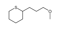 2-(3-methoxypropyl)thiane结构式