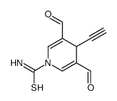 4-乙炔-3,5-二甲酰基-1(4H)-吡啶硫代甲酰胺结构式