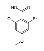 2-bromo-4,6-dimethoxybenzoic acid Structure