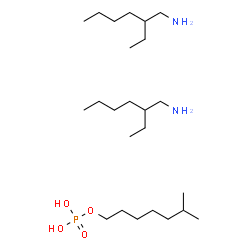 bis[(2-ethylhexyl)ammonium] 6-methylheptyl phosphate Structure
