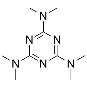 2,4,6-三(二甲氨基)均三嗪结构式