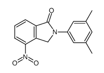 2-(3,5-dimethylphenyl)-4-nitroisoindolin-1-one结构式