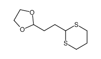 2-[2-(1,3-dithian-2-yl)ethyl]-1,3-dioxolane结构式