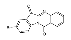 8-bromoindolo[2,1-b]quinazoline-6,12-dione结构式
