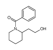 N-benzoyl-2-(2-hydroxyethyl)piperidine Structure