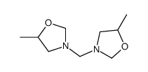 5-methyl-3-[(5-methyl-1,3-oxazolidin-3-yl)methyl]-1,3-oxazolidine Structure