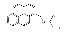 pyren-1-ylmethyl 2-iodoacetate结构式